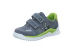 Ricosta Bobi 4724700453 Scarpe Basse Ragazzi, Pelle, Grigio/Lime, Nuovo - Scarpe Per Bambini Per Ragazzi Numero 25 - 42, Grigio, Pelle (Crosta/Velour)