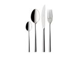Besteck-Set VILLEROY & BOCH Tafelbesteck Piemont 24er Set silber, silber, Essbesteck-Sets, Besteck-Set