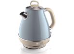 ARIETE Wasserkocher Vintage 2869 blau, blau, B:21cm H:31cm T:21cm, Wasserkocher, Wasserkocher