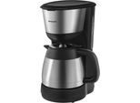 HANSEATIC Filterkaffeemaschine HCM9001TJSD, schwarz (schwarz, edelstahl), 1 l, 8, Kaffeemaschinen, mit Edelstahl-Thermokanne, Filterkaffeemaschine, Topseller