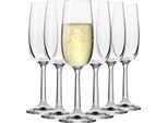 Krosno Pure Champagne, Set Di 6 Bicchieri, 175 Ml