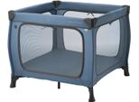 Baby-Reisebett HAUCK Sleep N Play SQ, Set dark blue, Baby, Gr. Liegefläche B/L: 87cm x 87cm, kein Härtegrad, blau (dunkelblau), Babybetten Baby-Reisebett, inklusive Schaumstoff-Matratze