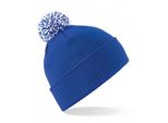 Beechfield - Berretto "Snowstar"" Per Uomo/Donna Unisex PC4146 (Taglia Unica) (Vivid Royal Blue/Bianco)"