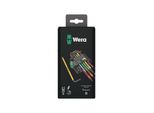 Wera 967/9 Tx Bo Multicolour 1 Sb WinkelschlüSselsatz, Blacklaser, 9-Teilig (05073599001)