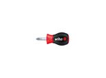 Wiha Schraubendreher Softfinish® Pozidriv Mit Kurzer Rundklinge, Stubby PZ1 X 25 Mm (26971)