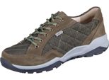 Finn Comfort Tessin Scarpa Da Donna Con Lacci, Pelle/Nylon, Oliva, Plantare Estraibile Nuovo - Scarpe Da Donna, Scarpe Comode Con Lacci, Verde, Pelle/Nylon (Nubuck/Quilt)