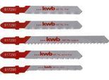 Kwb 617290 Set Di Lame Per Seghetto Alternativo Per Metallo 5 Pz
