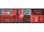 The Living Store Tappeto Da Cucina Lavabile Pomodori 60X180 Cm