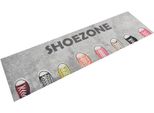The Living Store Tappeto Da Cucina Lavabile Shoezone 45X150 Cm In Velluto