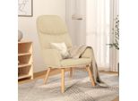 The Living Store Relaxsessel Creme Stoff
