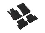 Pilot, Set Di Tappetini In Gomma Ecologica Personalizzati - Compatibili Per Mercedes Classe C 4P (02/07>02/14) - Mercedes Classe C Coupè (04/11>11/15) - Mercedes Classe C Sw (01/08>08/14)