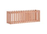 Vidaxl Recinzione A Picchetto A Letto Rialzato Design 200X50X70 Cm In Legno Massiccio Di Abete Douglas