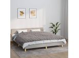 The Living Store Coperta Pesata Grigia 155X220 Cm 7 Kg Tessuto