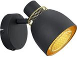 Lampada Da Parete E Soffitto Nera Punch 1Xe14 10W Rl