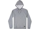 Rvca Americana Felpa Con Cappuccio Grigio L Uomo Grigio L