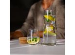 Krosno Splendour Caraffa Per Acqua Con Coperchio In Sughero, 1000 Ml