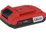 Worgrip Batterie 1.5Ah 20V Rot Rot Taglia Unica