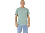 Rip Curl Raw Energy Trad T-Shirt Manica Corta Verde L Uomo Verde L