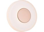 Lampada Da Parete Moderna Per Soggiorno Camera Da Letto Rotonda In Vetro Caffè Colore Caldo Led 10W Celeste Trio