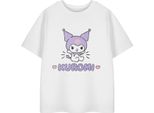 Hello Kitty - T-Shirt Per Bambina A Maniche Corte NS8774 (140) (Bianco)