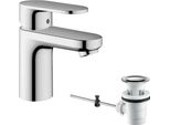 Hansgrohe Vernis Blend Mitigeur Monocommandé Pour Lavabo, Avec Vidage à Tirette, Saillie 89 Mm, 71550000, 71550000