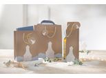 Sigel GT051 5 Sigel Flaschenbeutel Polar Bear With Shooting Star Motiv 10,0 X 35,0 Cm