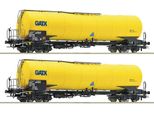 Roco Set Di 2 Carri Cisterna, Gatx - 76025