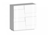 Highboard Home Affaire "Pongo", Weiß (Weiß Hochglanz), B:120Cm H:126Cm T:44,2Cm, Holzwerkstoff, Sideboards, Highboard