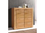 Kommode Otto Home "Zara", Beige (Kernbuche Teilmassiv), B:100Cm H:95Cm T:40Cm, Holz Teilmassiv, Sideboards, Kommode, Breite 100 Cm