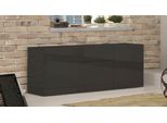 Sideboard Home Affaire "Metis", Grau (Anthrazit Hochglanz), B:170Cm H:72Cm T:40Cm, Sideboards, Sideboard, Breite 170 Cm
