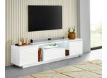 Lowboard Home Affaire "Eleganttv-Board, Tv-Schrank", Weiß, B:180,2Cm H:40Cm T:40Cm, Sideboards, Lowboard, Breite Ca. 180 Cm