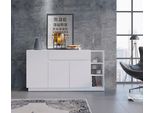 Kommode Otto Home "Bristol", Weiß (Alpinweiß), B:162,9Cm H:86,3Cm T:40Cm, Holzwerkstoff, Sideboards, Kommode, Breite Ca. 163 Cm
