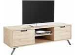 Lowboard Home Affaire "Palma", Braun (Eichefarben), B:156Cm H:51Cm T:50Cm, Sideboards, Lowboard, Breite 156 Cm