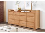 Sideboard Otto Home "Denis", Beige (Kernbuche Teilmassiv), B:200Cm H:95Cm T:40Cm, Sideboards, Sideboard, Breite 200 Cm, Topseller