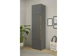 Aktenschrank Home Affaire "City/Giron", Grau (Anthrazit), B:50Cm H:200Cm T:40Cm, SchräNke, Stauraumschrank Zeitlos Modern, Wohnliches Home Office, Breite 50 Cm