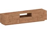 Lowboard Home Affaire "Pongo", Braun (Oak Wotan), B:220Cm H:46Cm T:44,2Cm, Holzwerkstoff, Sideboards, Lowboard