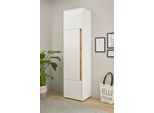 Aktenschrank Home Affaire "City/Giron", Weiß, B:50Cm H:200Cm T:40Cm, SchräNke, Stauraumschrank Zeitlos Modern, Wohnliches Home Office, Breite 50 Cm