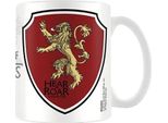 Game Of Thrones - Tazza Da Caffè, "Lannister"", Ceramica, 325Ml SG38409 (Taglia Unica) (Bianco/Rosso/Oro)"