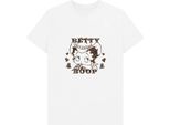 Betty Boop - T-Shirt Uomo/Donna Unisex PN1272 (L) (Bianco)