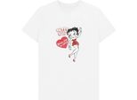 Betty Boop - Maglietta "Oop-A-Doop"" Per Uomo/Donna Unisex PN1268 (M) (Bianco)"