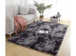 Ombre Shaggy Strado Teppich 200X300 Ombregrey (Dunkelgrau)