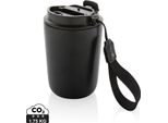 Xd Collection - Tazza "Cuppa"", Cordino, Acciaio Inossidabile Riciclato XD1039 (Taglia Unica) (Nero)"