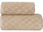 Olivier Premium Asciugamano Da Bagno Beige Scuro 70X140