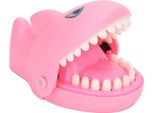 Squalo Dentista Denti Giocattolo Antistress Genitore Bambino Gioco Interattivo Da Mordere Con Le Dita Per Bambini E Amici Rosa