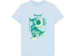 Apoh - Maglietta "Sunflowers"" Per Uomo/Donna Unisex PN1576 (Xl) (Blu Cielo)"