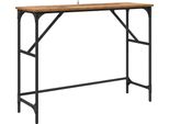 Syfax™ Tavolo Consolle Legno Vecchio 100 X 32 X 75 Cm