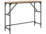 Syfax™ Tavolo Consolle Rovere Artigianale 100 X 32 X 75 Cm