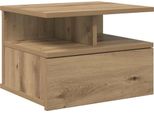 Syfax™ Comodino Flottante Rovere Artigianale 40 X 31 X 28 Cm