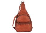Handtasche HARBOUR 2ND Solomon, Damen, Gr. B/H/T: 18cm x 26cm x 8cm, braun (cognac), Rindsleder, Taschen Handtasche