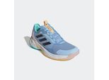 Handballschuh ADIDAS PERFORMANCE CRAZYFLIGHT 6 HALLEN, Damen, Gr. 41, glow blau, shadow navy, flash aqua, Synthetik, Textil, Schuhe Handballschuh, besonders geeignet für Handball und Volleyball